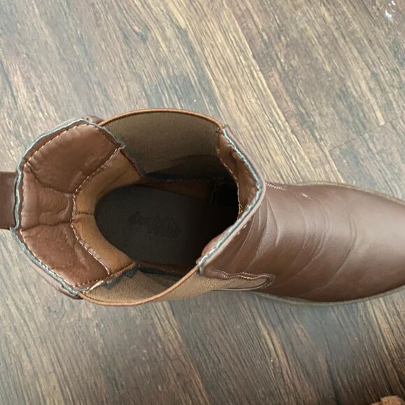 Charlotte Russe Y2K Brown Platform Chunky Ankle Boots Size 8 - Picture 8 of 8